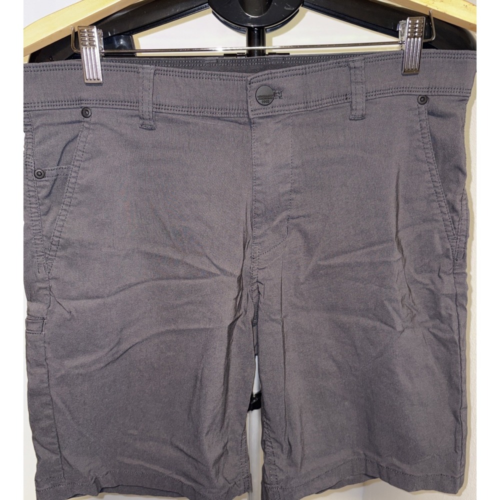 Weatherproof Men's Packable Hybrid Trail Short , Color: Gray , Size:32